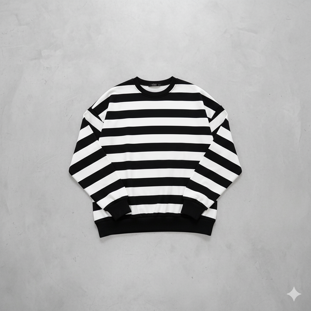 Damen Pullover Kuschelig Lässig | Gestreift | Rundhals