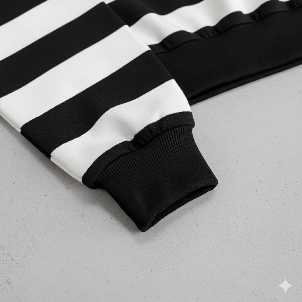 Damen Pullover Kuschelig Lässig | Gestreift | Rundhals