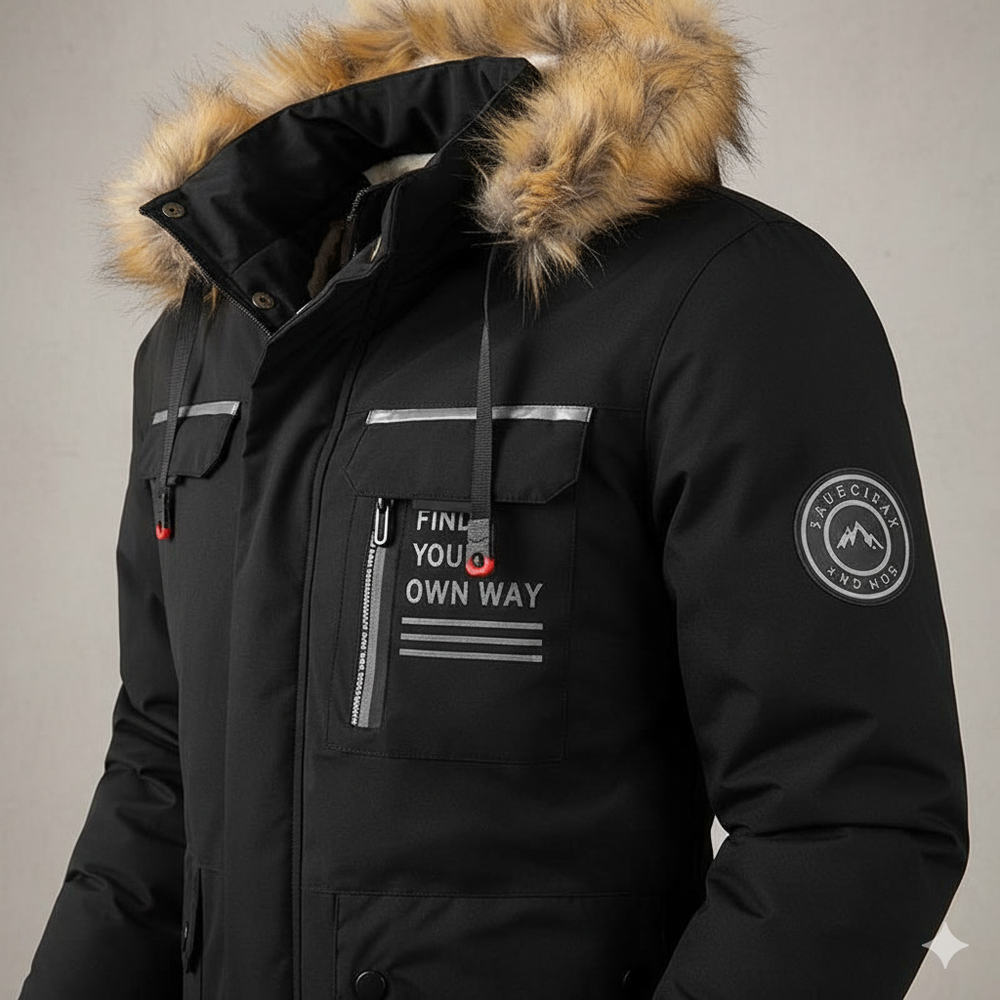 Herren Winterparka mit Kapuze | Winddicht & Warm