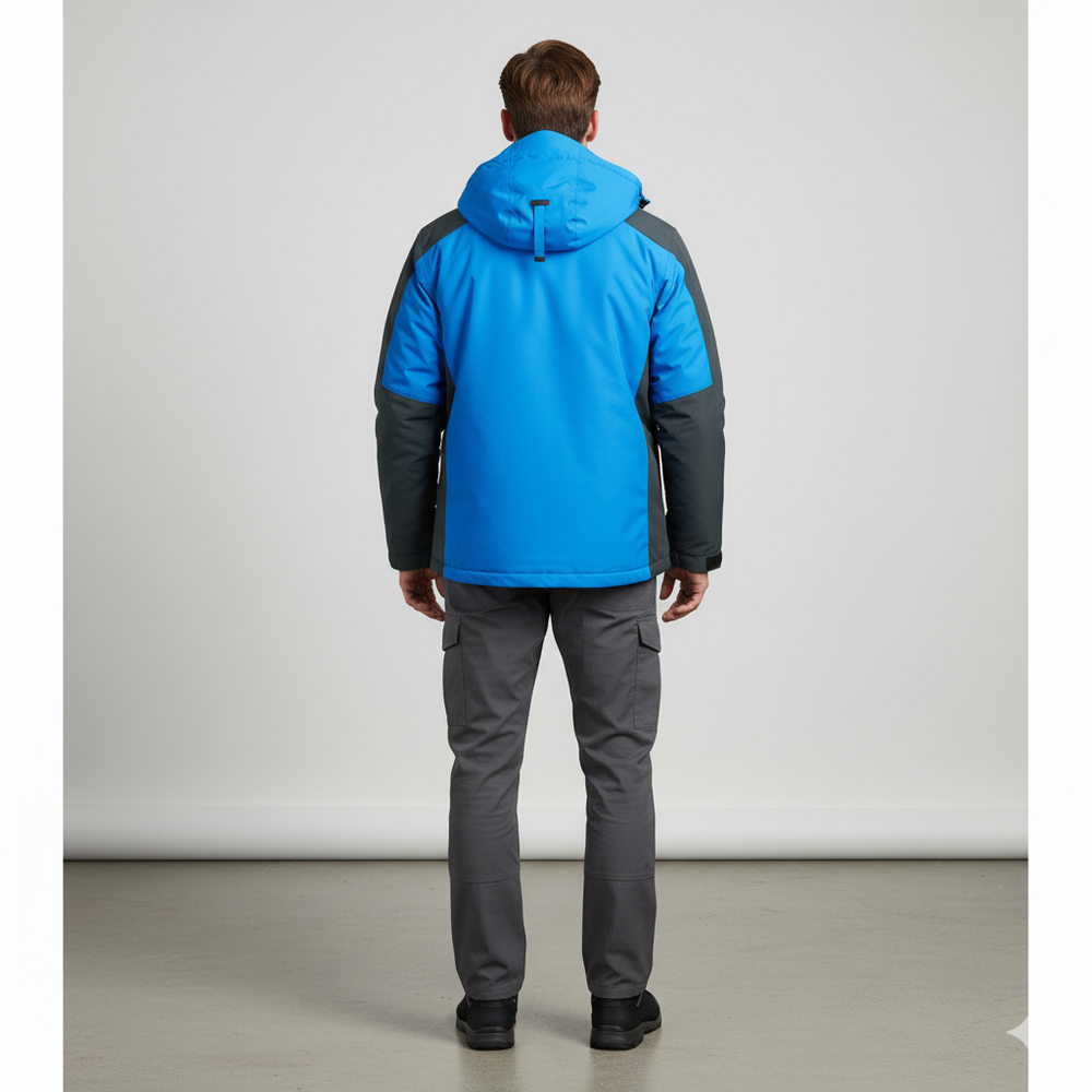 Herren Skijacke mit Kapuze | Winddicht & Warm | Winter Outdoor