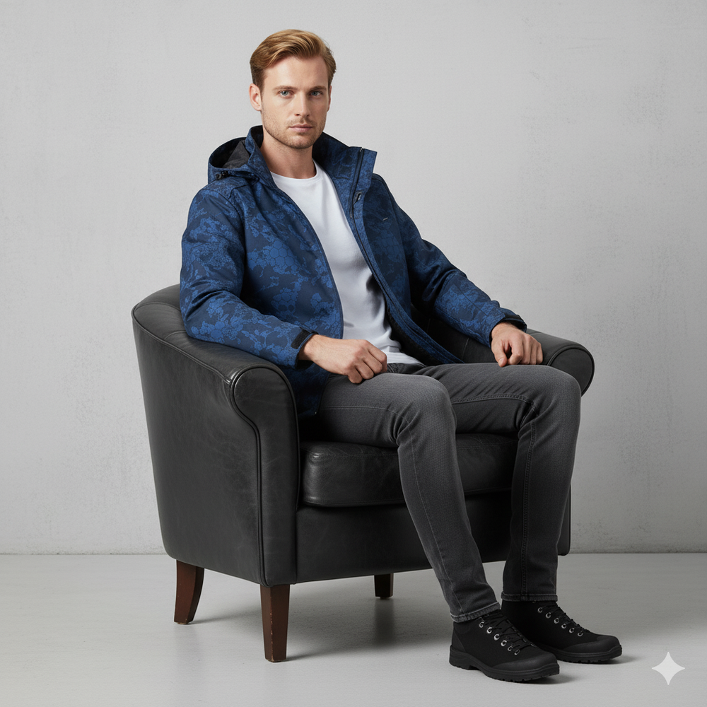 Übergangsjacke mit Kapuze | Leicht & Wasserabweisend