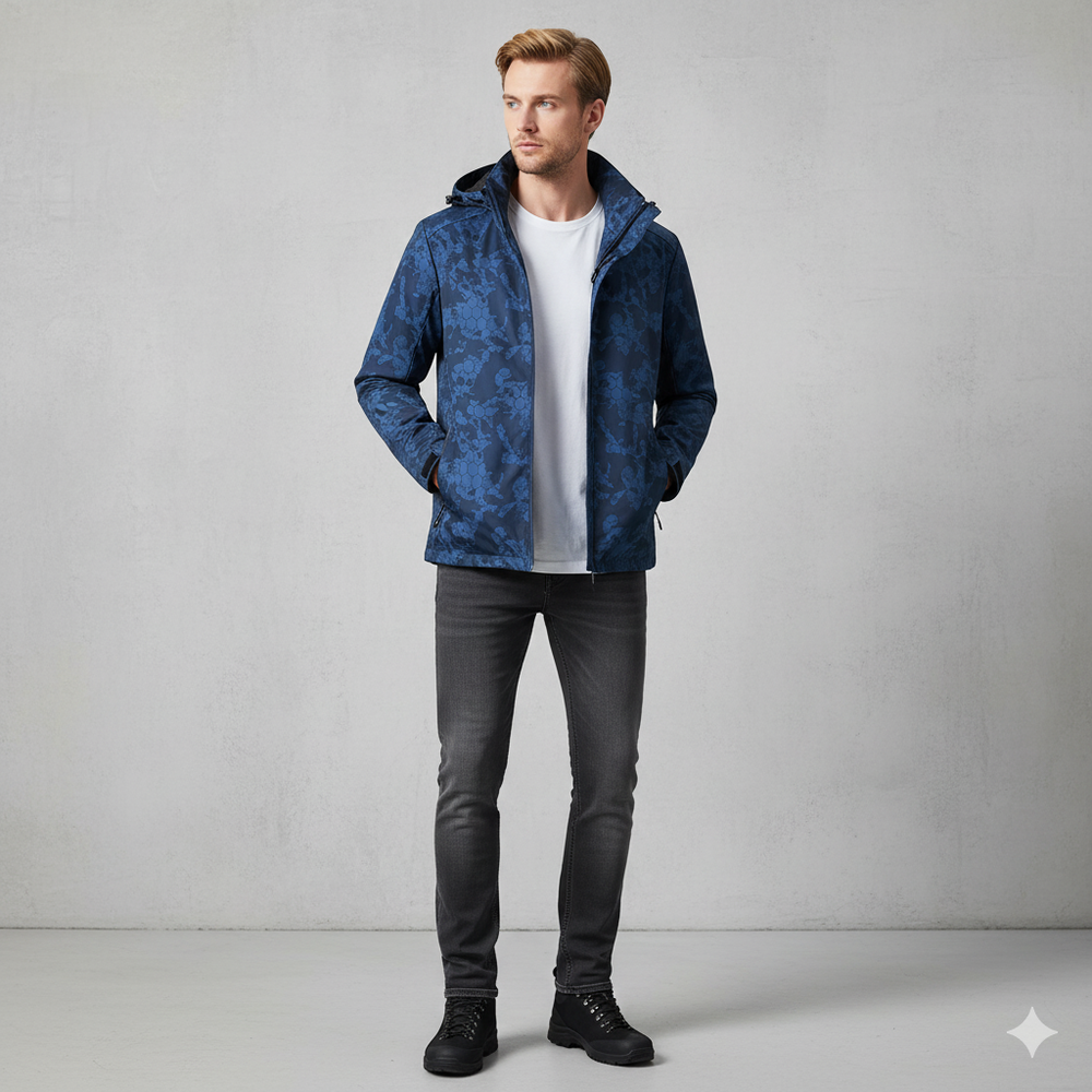 Übergangsjacke mit Kapuze | Leicht & Wasserabweisend