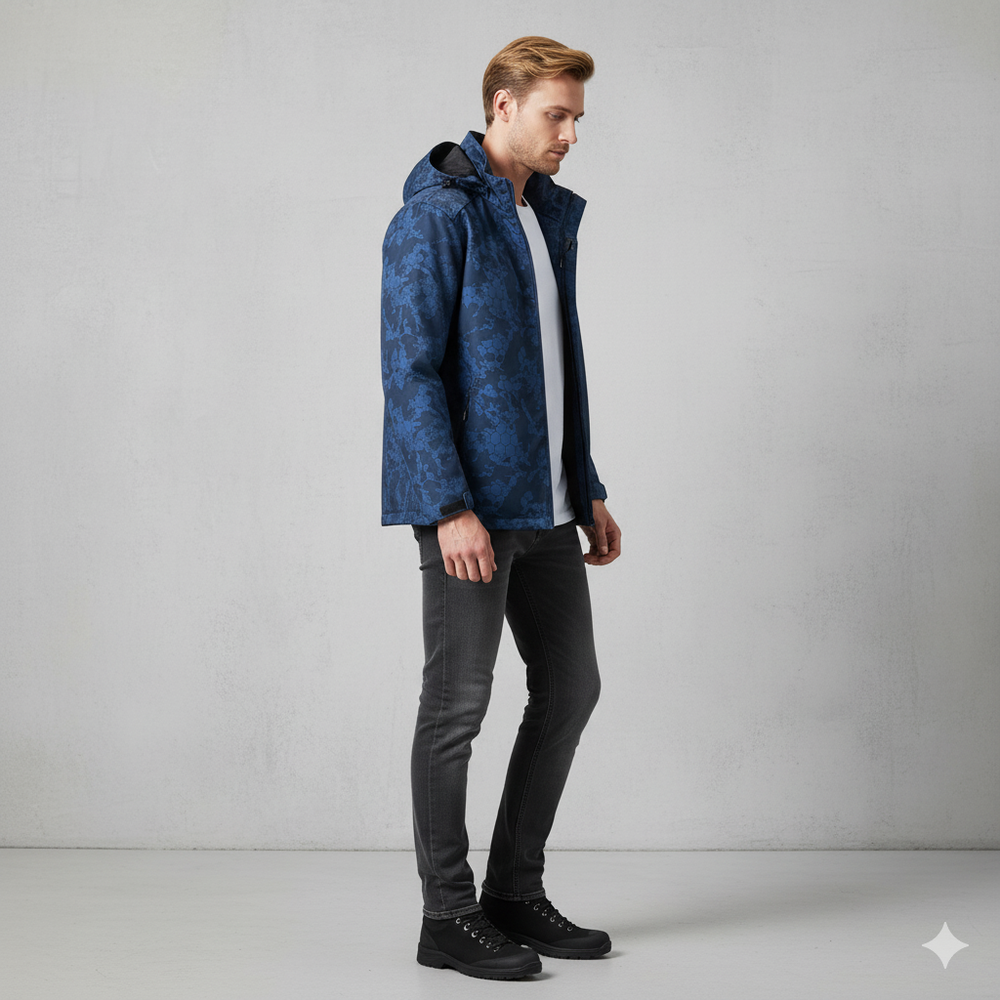 Übergangsjacke mit Kapuze | Leicht & Wasserabweisend