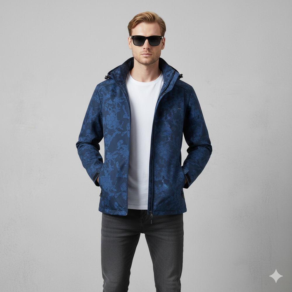 Übergangsjacke mit Kapuze | Leicht & Wasserabweisend