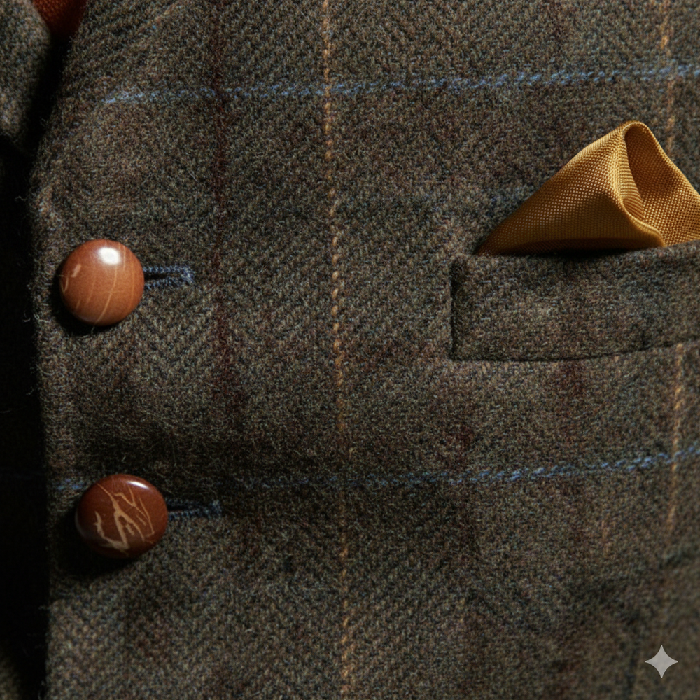 Herren Weste mit Karomuster | Elegant & Modern | Herbst/Winter