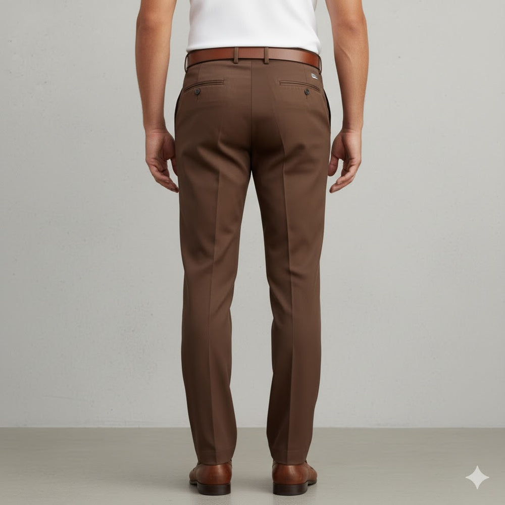 Klassische Herren Stoffhose | Regular Fit & Knitterarm