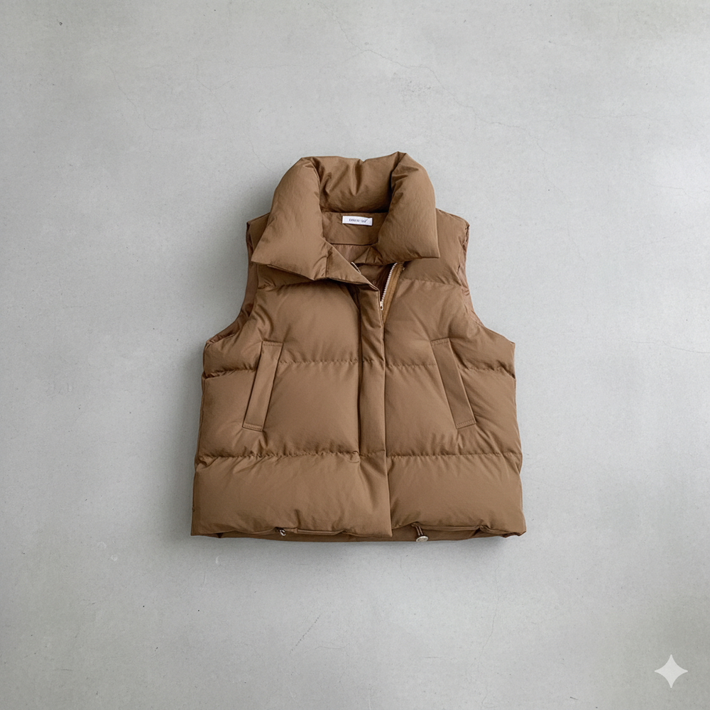 Damenweste ohne Ärmel | Warm & Lässig für Herbst/Winter