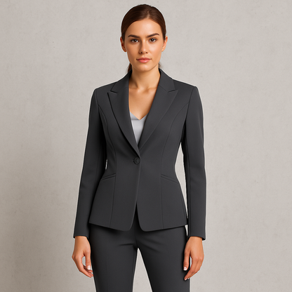 Damen Hosenanzug Elegant | Business Blazer & Hose Slim Fit