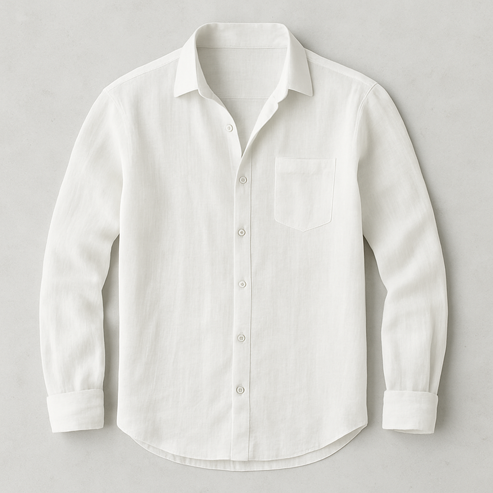 Herren Leinenhemd | Atmungsaktiv & Lässig für Herbst & Freizeit