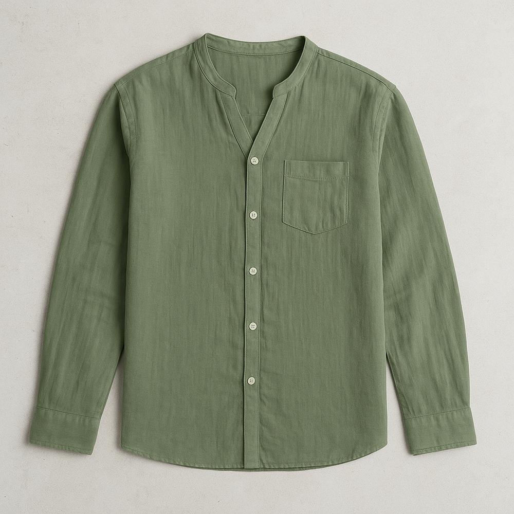 Herren Leinenhemd | Atmungsaktiv & Lässig für Herbst & Freizeit