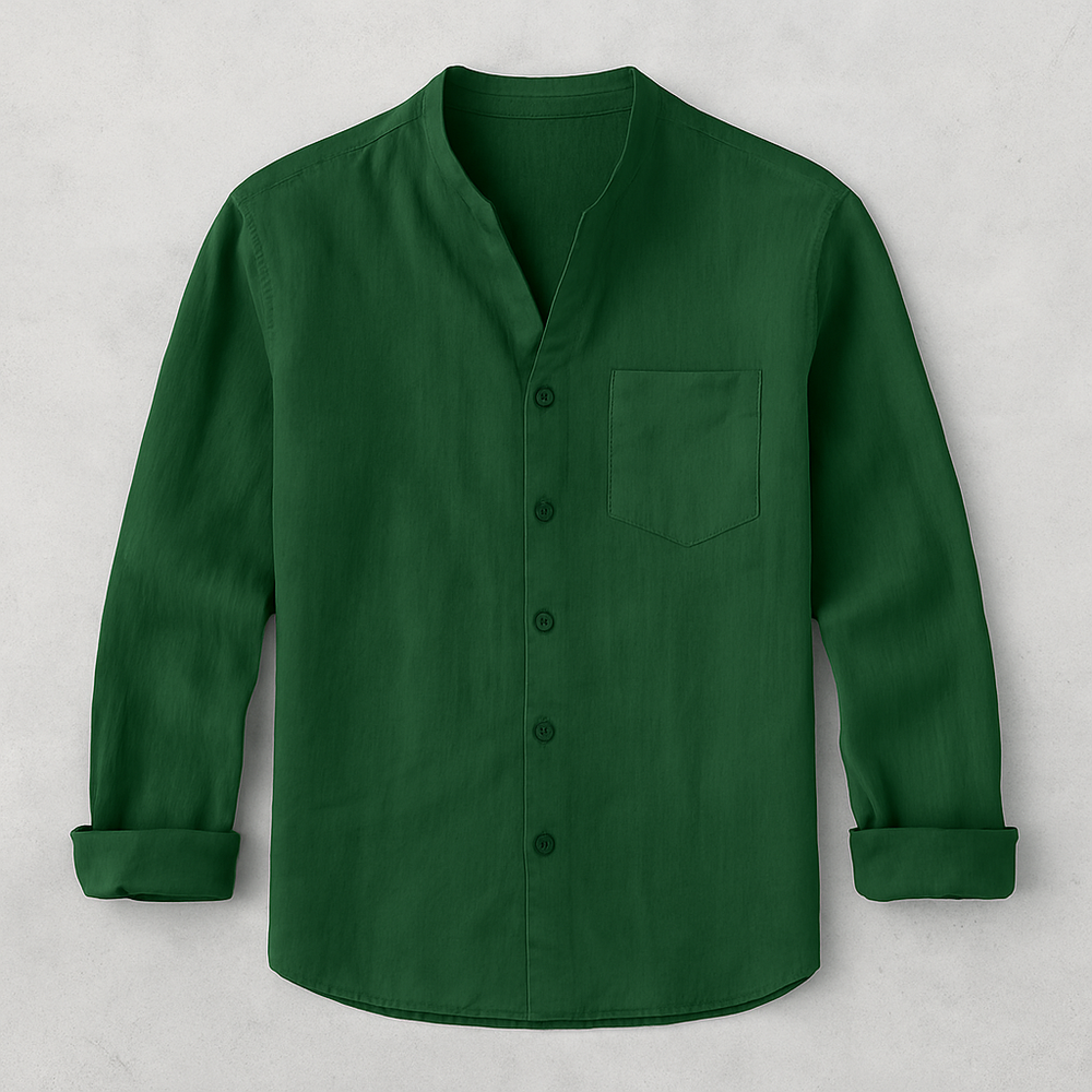 Herren Leinenhemd | Atmungsaktiv & Lässig für Herbst & Freizeit