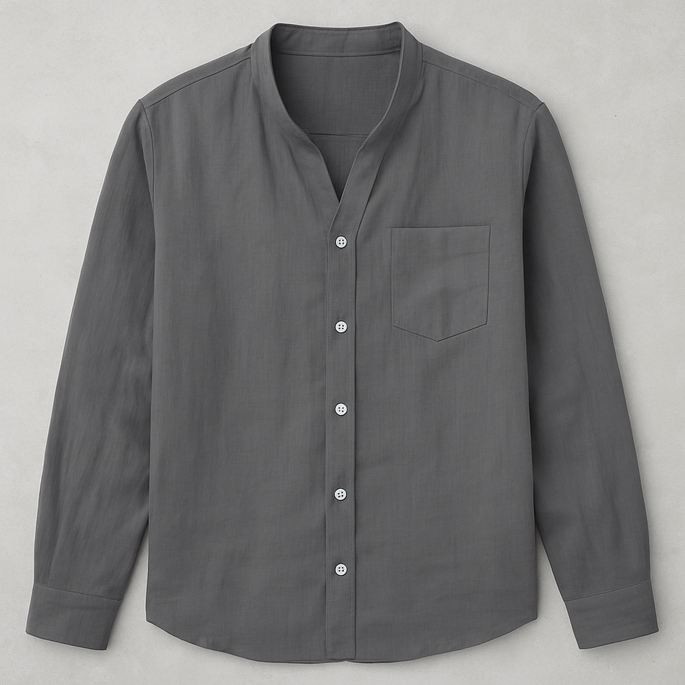 Herren Leinenhemd | Atmungsaktiv & Lässig für Herbst & Freizeit