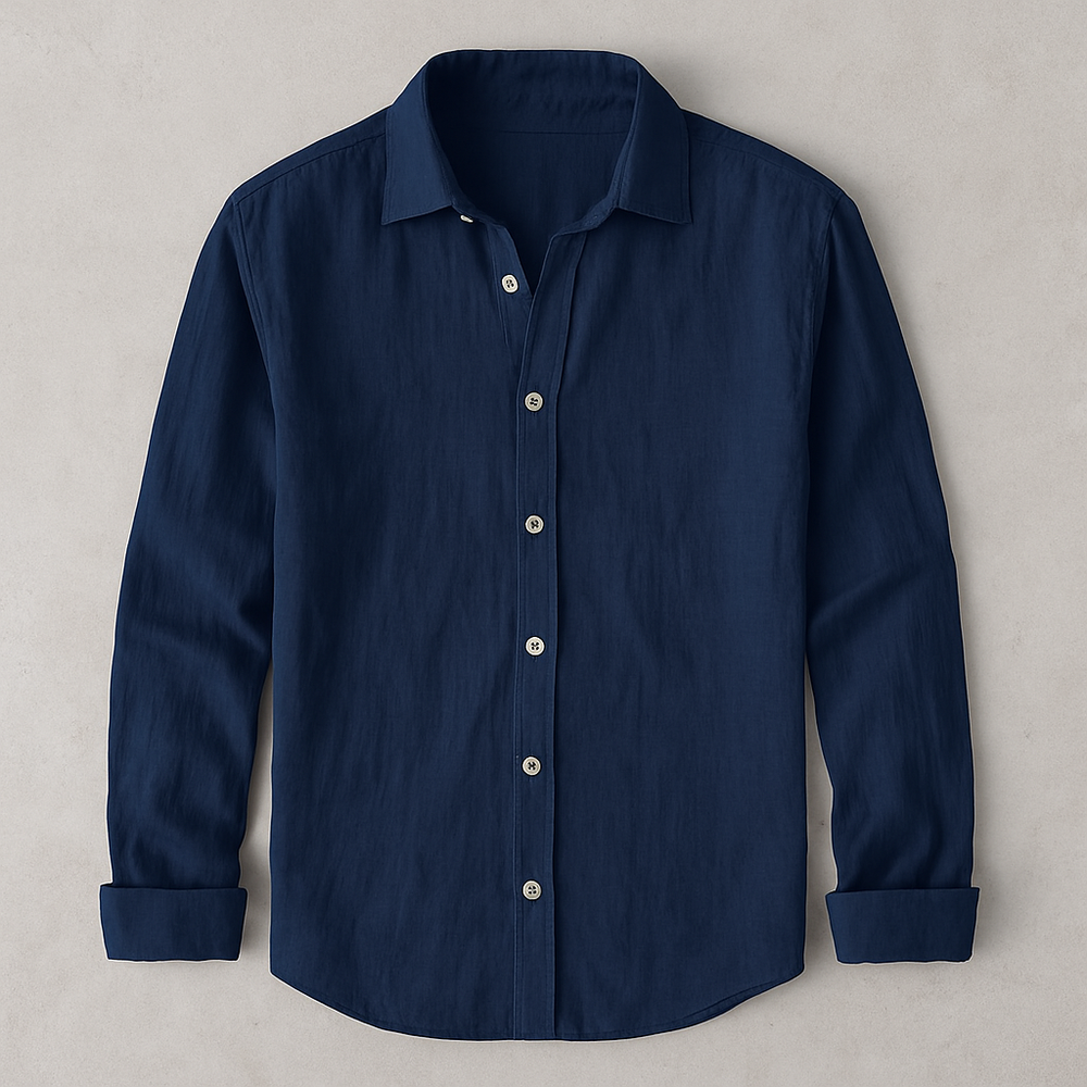 Herren Leinenhemd | Atmungsaktiv & Lässig für Herbst & Freizeit