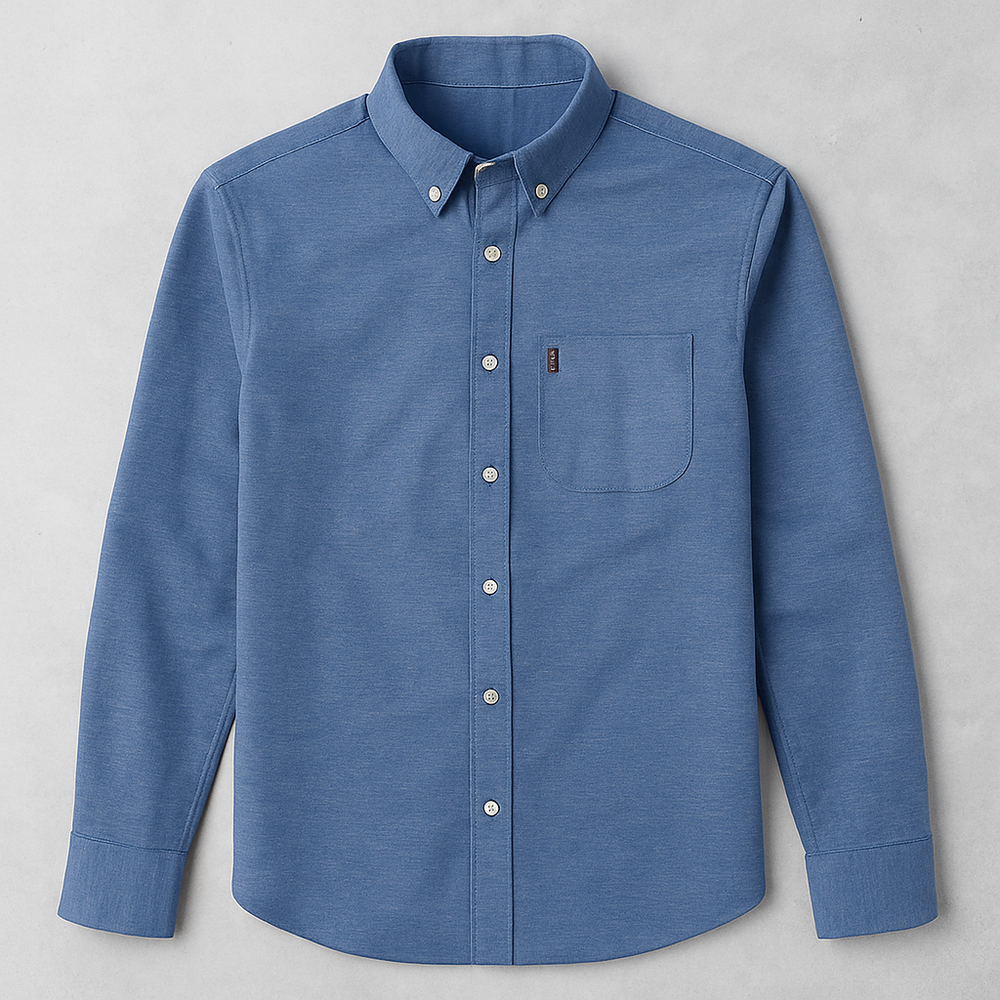 Herren Slim Fit Businesshemd | Atmungsaktiv & Herbst