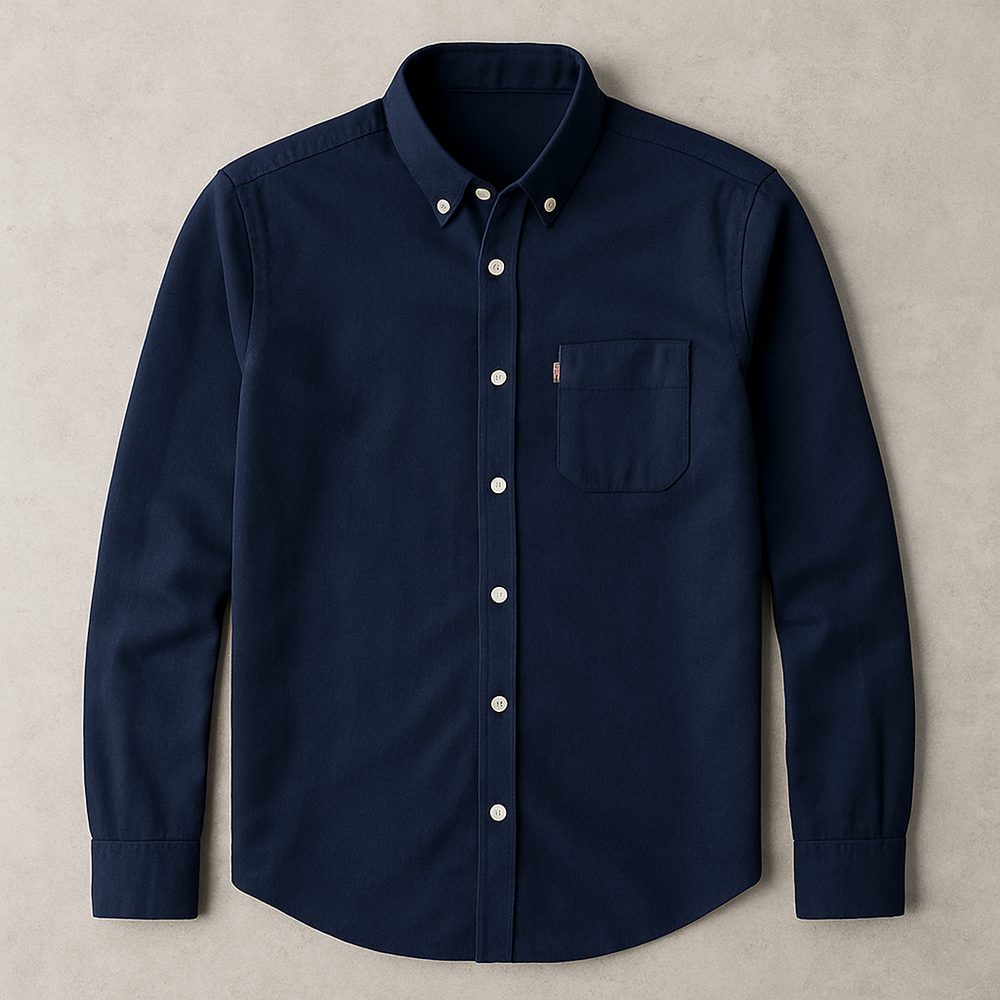 Herren Slim Fit Businesshemd | Atmungsaktiv & Herbst