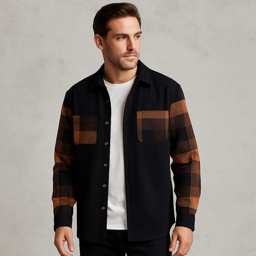 Herren Kariertes Freizeithemd | Leicht & Atmungsaktiv Herbst