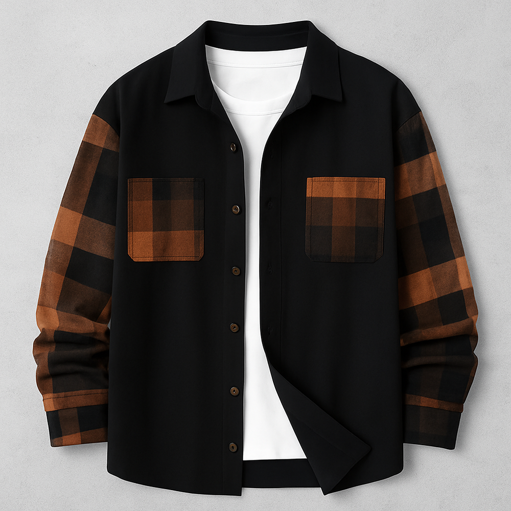 Herren Kariertes Freizeithemd | Leicht & Atmungsaktiv Herbst