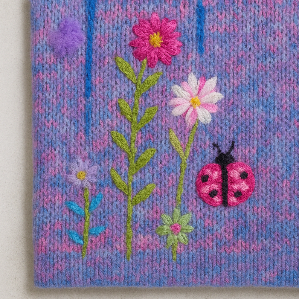 Damen Cardigan mit buntem Strickjacke | Herbst Winter