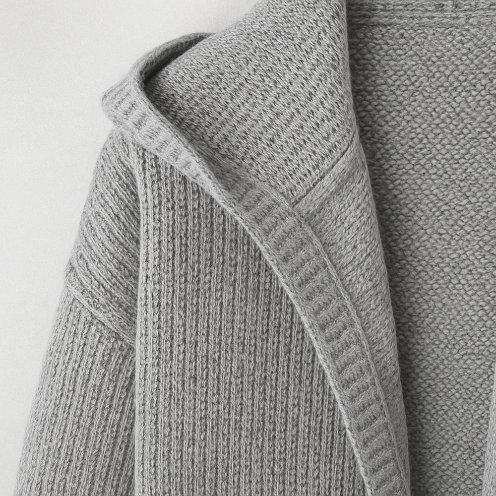 Damen Strickjacke mit Kapuze | Lässig & Übergang