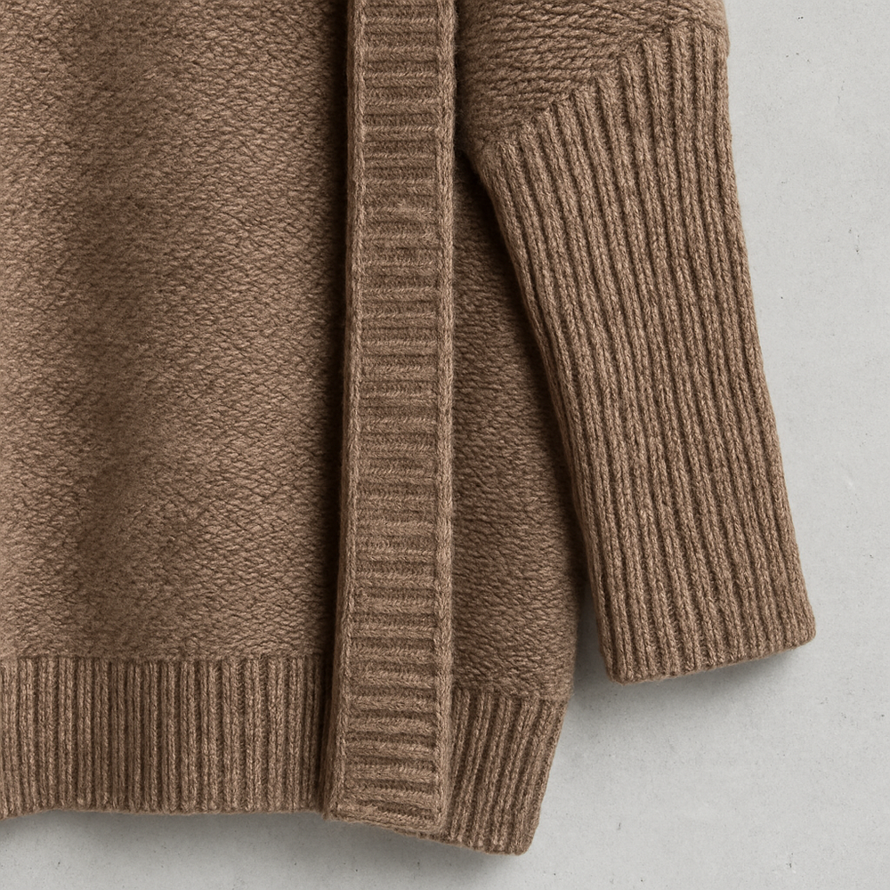 Damen Strickjacke mit Kapuze | Lässig & Übergang