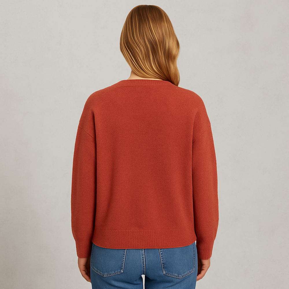 Damen Strickjacke mit V-Ausschnitt | Herbst & Übergang