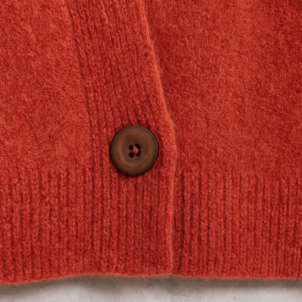 Damen Strickjacke mit V-Ausschnitt | Herbst & Übergang