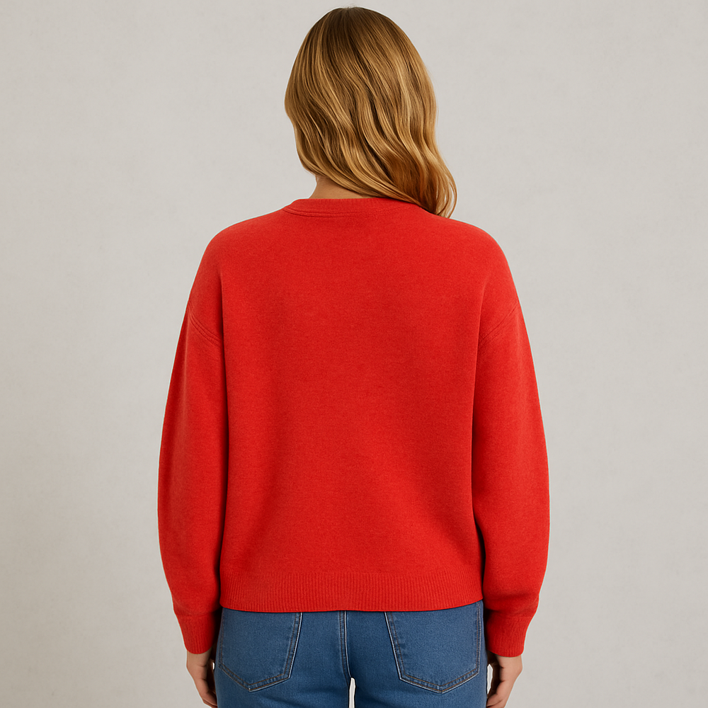 Damen Strickjacke mit V-Ausschnitt | Herbst & Übergang