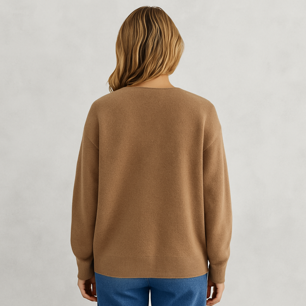 Damen Strickjacke mit V-Ausschnitt | Herbst & Übergang