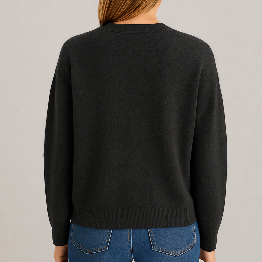 Damen Strickjacke mit V-Ausschnitt | Herbst & Übergang