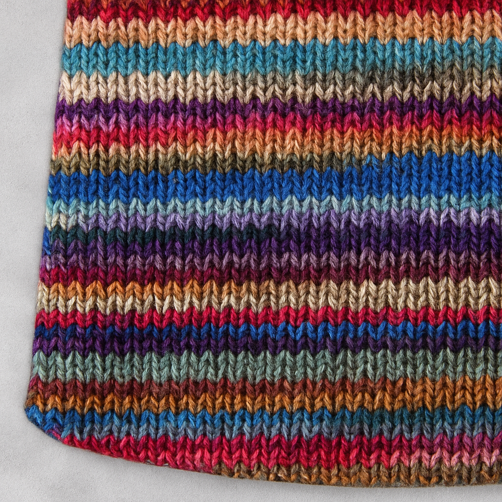 Gemusterte Damen Wolljacke mit Kapuze | Herbst & Winter | Lässig