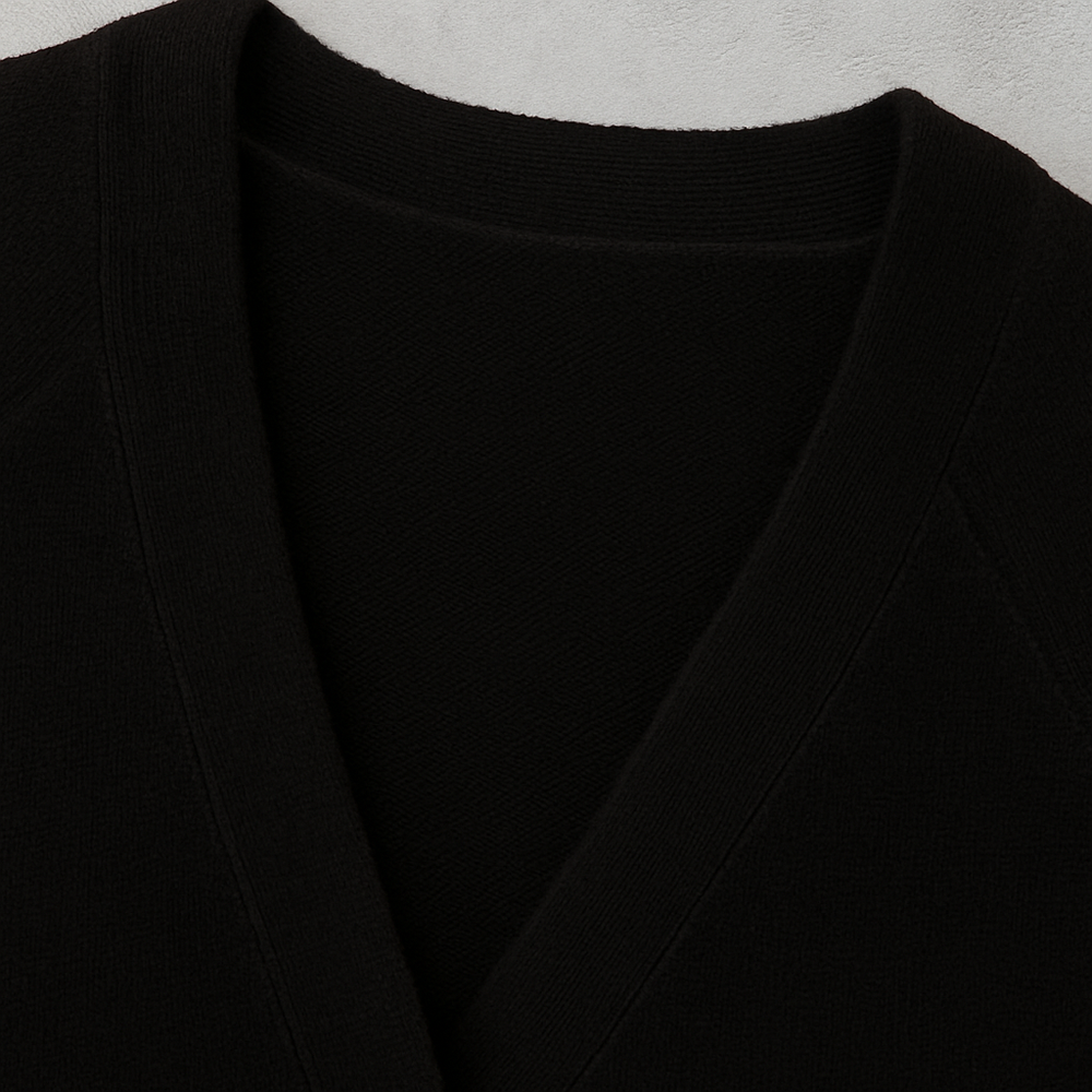 Langer Damen Strickjacke mit Taschen | Herbst & Winter | Elegant