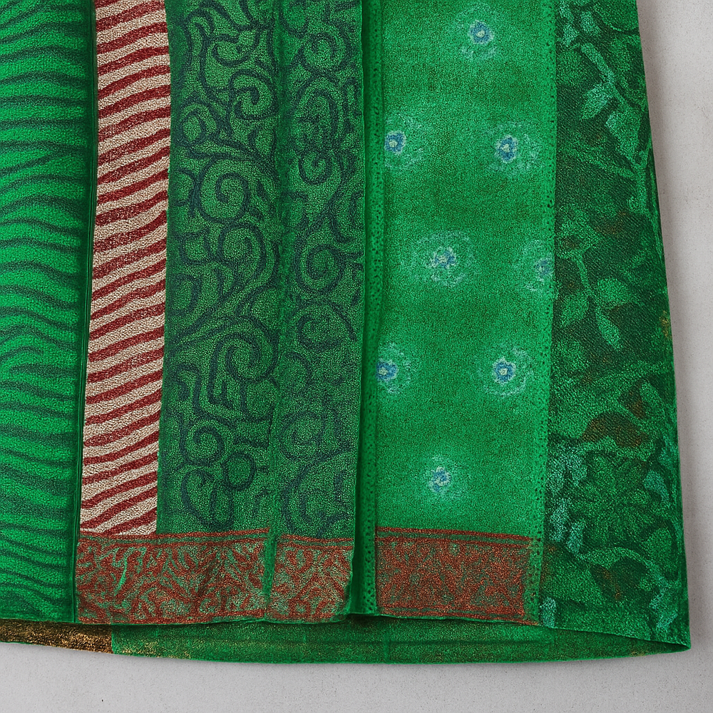 Weit geschnittener Damenmantel mit Ethno Muster | Boho Stil