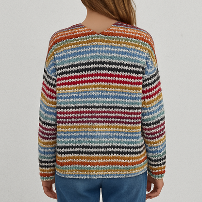 Damen Strickjacke mit abstraktem Print | Herbst/Winter | Stylisch