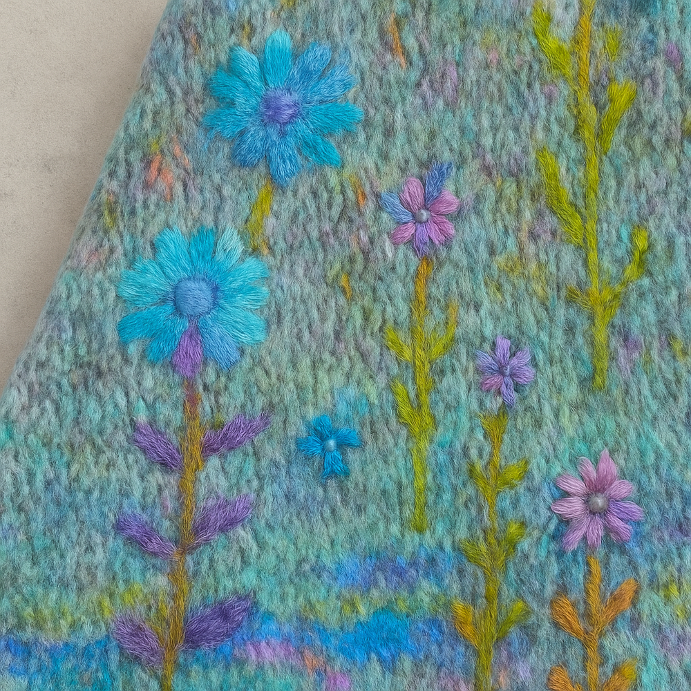 Damen Strickjacke mit abstraktem Print | Herbst/Winter | Stylisch