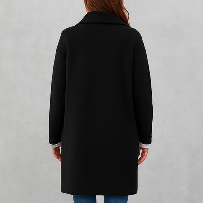 Warmer Damen Mantel aus Teddyfleece | Kuschelig & Elegant für Winter