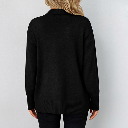 Lässiger Damen Strickjacke mit Knopfleiste | Herbst Winter