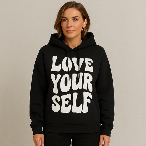 Damen Hoodie mit Statement Print | Lässig & Modern