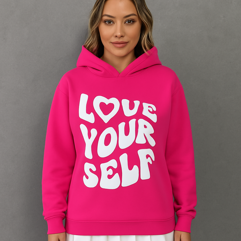 Damen Hoodie mit Statement Print | Lässig & Modern