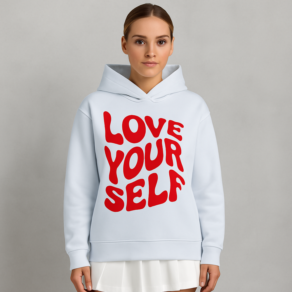 Damen Hoodie mit Statement Print | Lässig & Modern