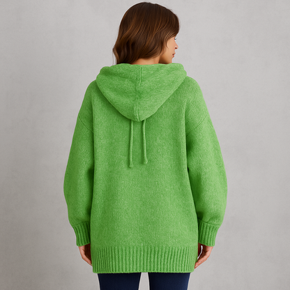 Kuscheliger Damen Strickjacke mit Kapuze | Warm für Herbst/Winter