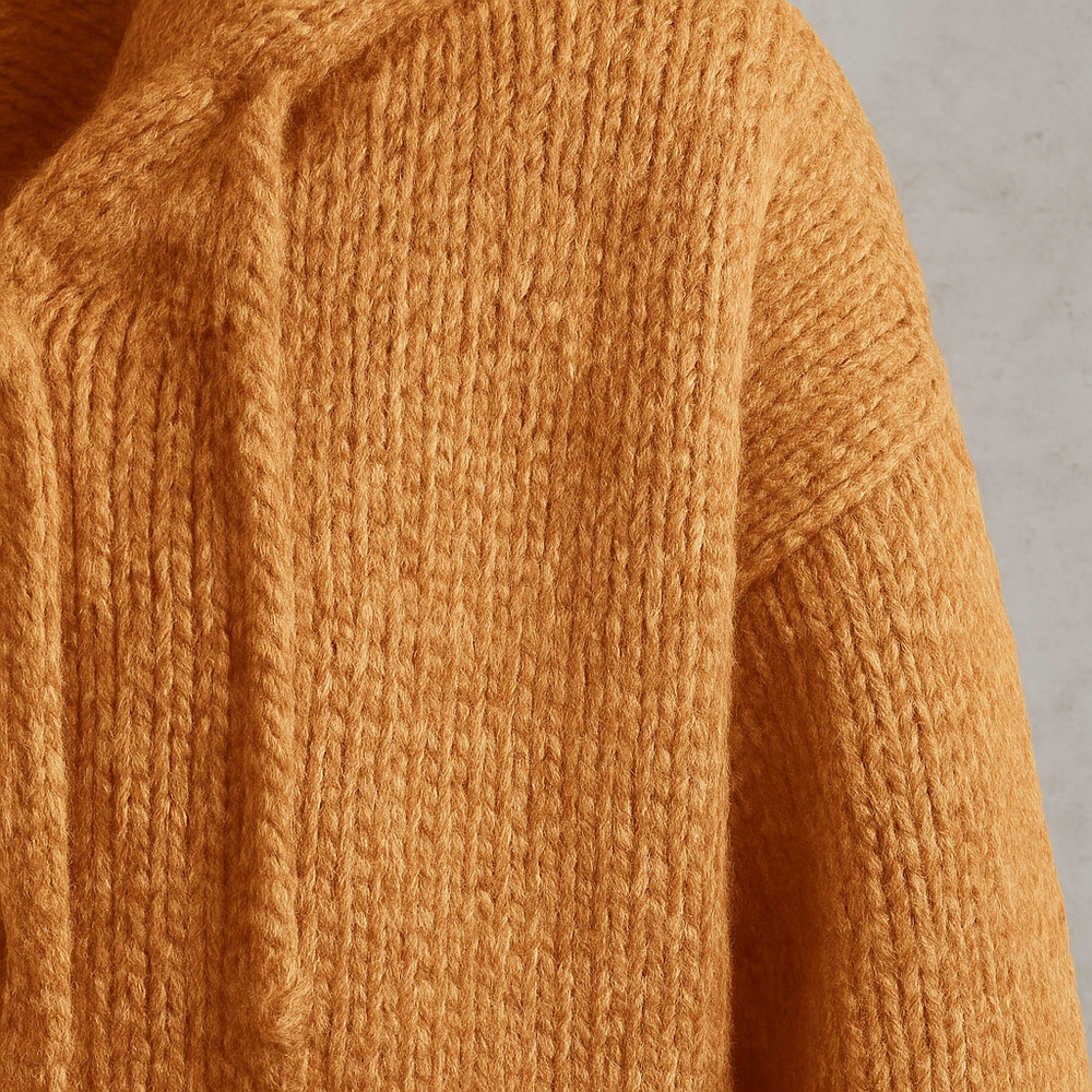 Kuscheliger Damen Strickjacke mit Kapuze | Warm für Herbst/Winter