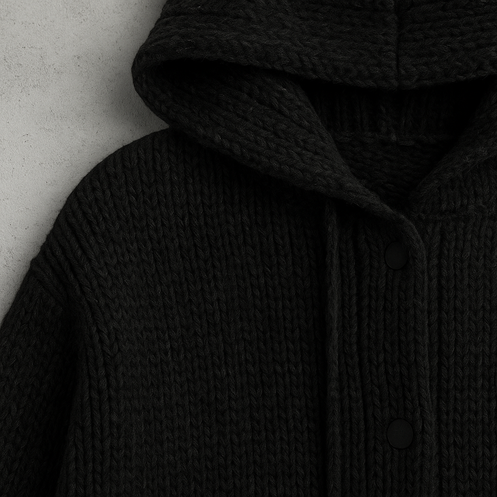 Kuscheliger Damen Strickjacke mit Kapuze | Warm für Herbst/Winter