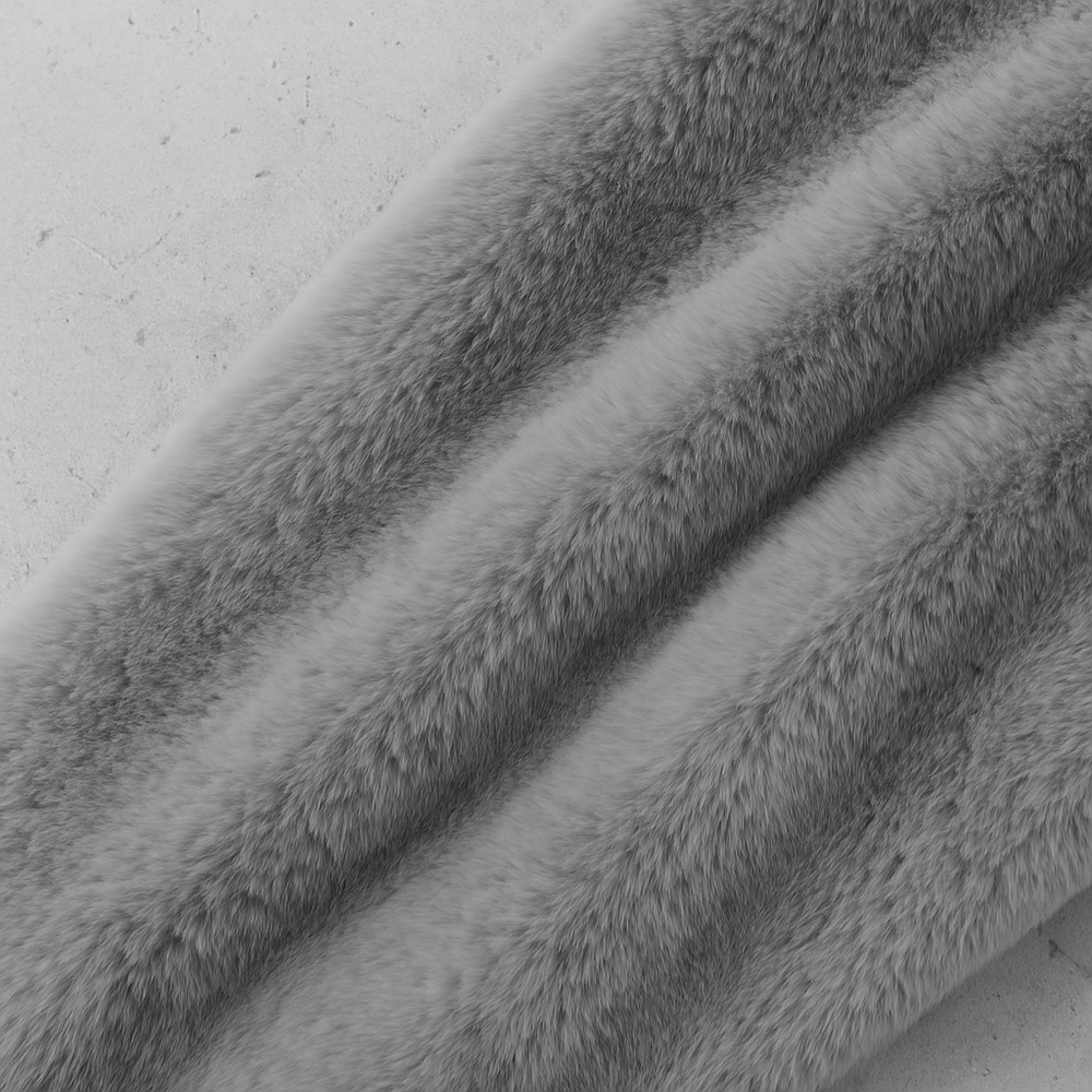 Kuschelige Damen Plüschjacke mit Kapuze und Reißverschluss | Winter