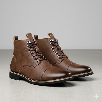 Elegante Herren Stiefeletten | Rutschfest & mit Reißverschluss