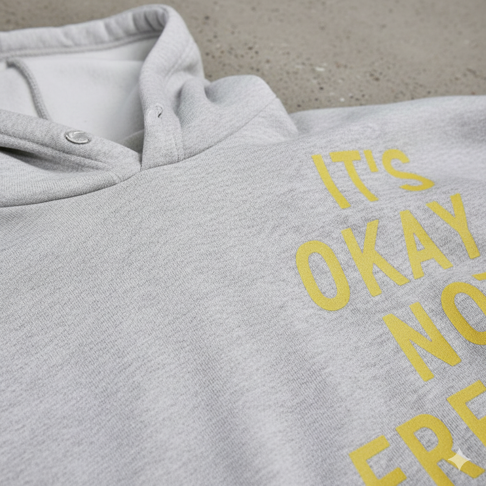 Moderner Damen Hoodie mit Statement