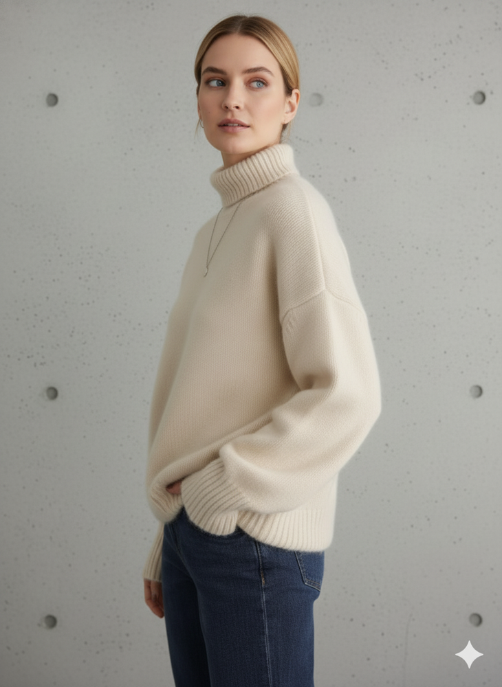 Kuscheliger Damen Rollkragenpullover | Herbst Winter