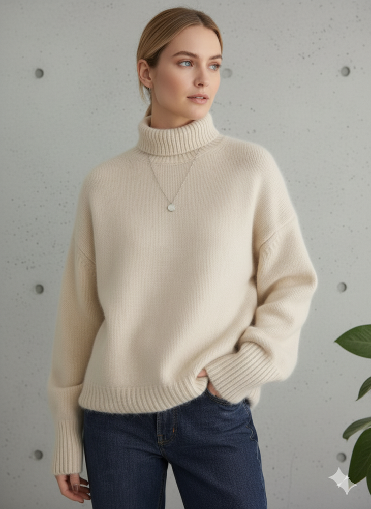 Kuscheliger Damen Rollkragenpullover | Herbst Winter