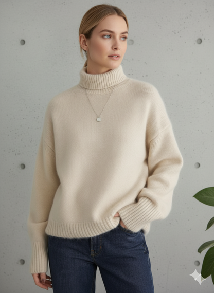 Kuscheliger Damen Rollkragenpullover | Herbst Winter
