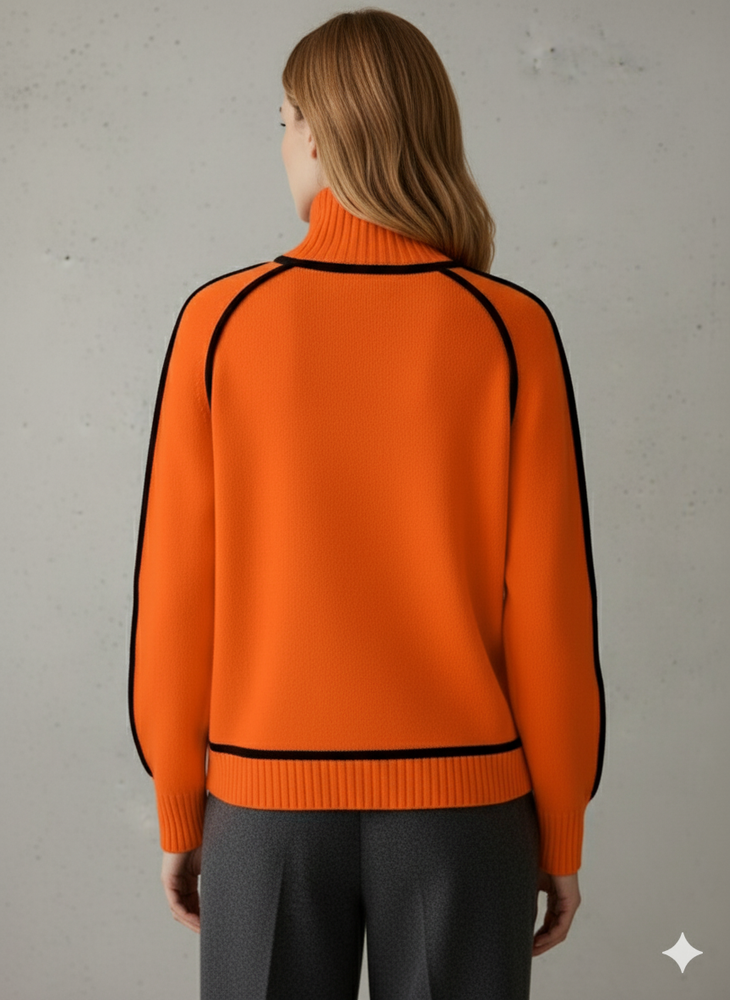 Damenpullover mit Stehkragen | Locker & Modern für Herbst/Winter