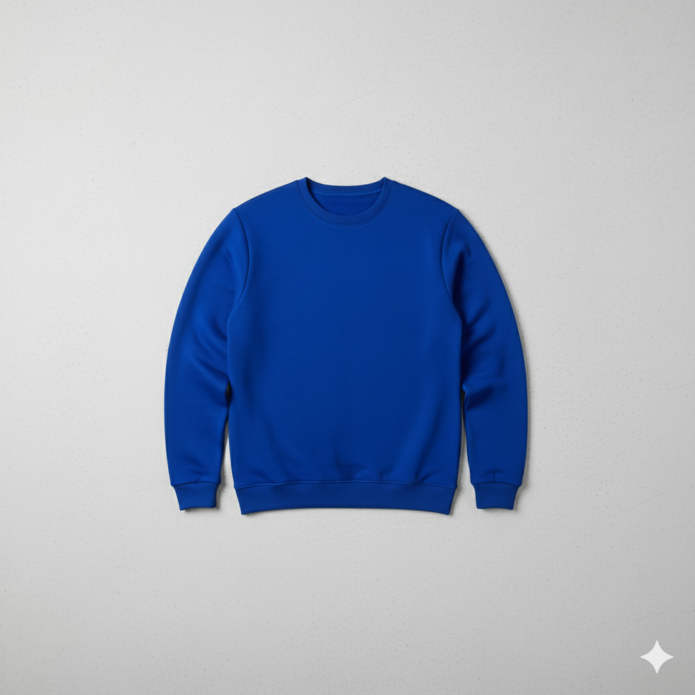 Herren Sweatshirt mit Rundhalsausschnitt